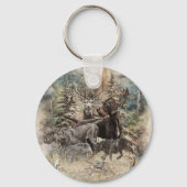 German Wirehaired Pointer Schlüsselanhänger (Vorderseite)