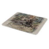 German Wirehaired Pointer Schneidebrett (Ecke)