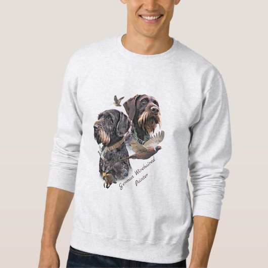 German Wirehaired Pointer Sweatshirt (Vorderseite)