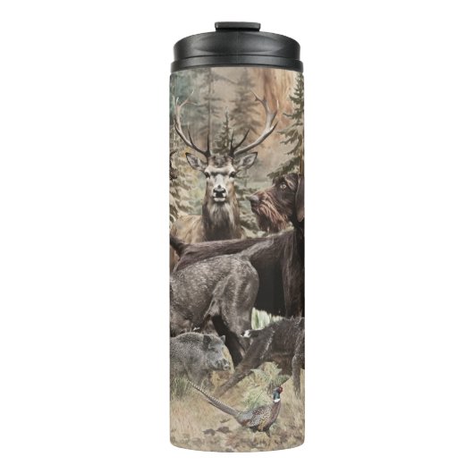 German Wirehaired Pointer Thermosbecher (Vorderseite)