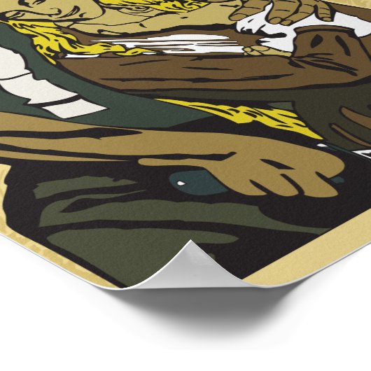 German WW2 Propaganda Poster (Ecke)