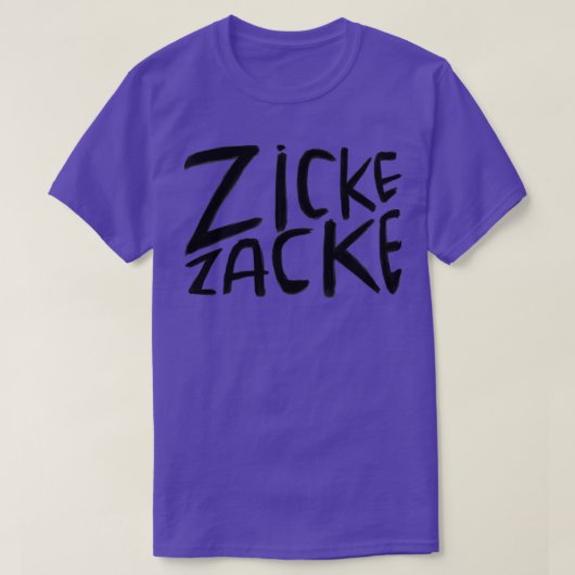 German Zicke Zacke T-Shirt (Design vorne)
