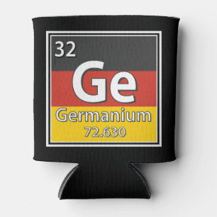 Germanium - Deutschland Flaggendeutscher Wissensch Dosenkühler