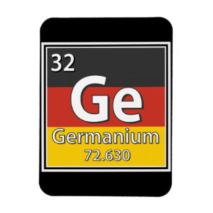 Germanium - Deutschland Flaggendeutscher Wissensch Magnet