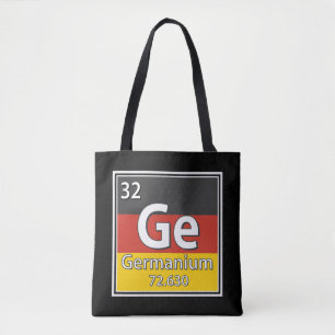 Germanium - Deutschland Flaggendeutscher Wissensch Tasche