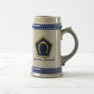 Germanna Nachkomme Stein Bierglas