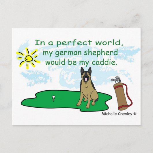 GermanShepherd Postkarte (Vorderseite)