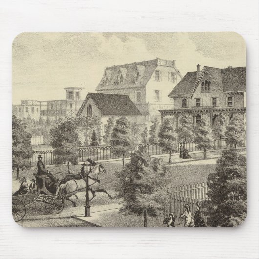 Germantown Hütte, Atlantic City, NJ Mousepad (Vorne)