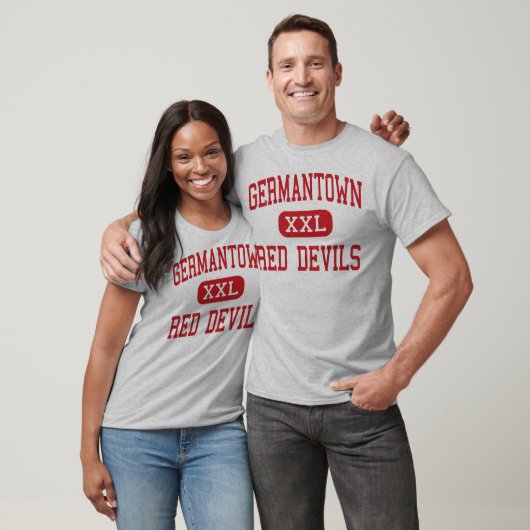 Germantown - rote Teufel - hoch - Germantown T-Shirt (Unisex)