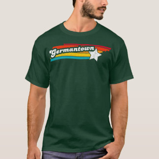 Germantown Tennessee Vintag Unruhig Souvenir 1 T-Shirt