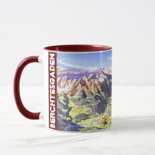 " Germany: 2021 - Alps Berchtesgaden Panorama Mug  Tasse (Links)