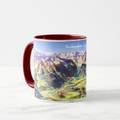 " Germany: 2021 - Alps Berchtesgaden Panorama Mug  Tasse (Vorderseite Links)