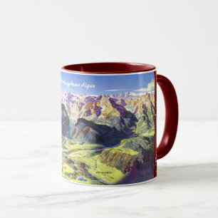 " Germany: 2021 - Alps Berchtesgaden Panorama Mug  Tasse