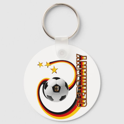 Germany alternate blended soccer logo schlüsselanhänger (Vorderseite)