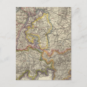 Germany and Switzerland Postkarte