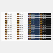 Germany Art Deco Flag | Custom Iron-On Name Label Etiketten (Blatt)