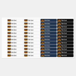 Germany Art Deco Flag | Custom Iron-On Name Label Etiketten