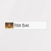 Germany Art Deco Flag Custom Waterproof Name Label Etiketten (Design 1)