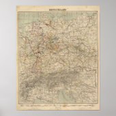 Germany Atlas Map Poster (Vorne)