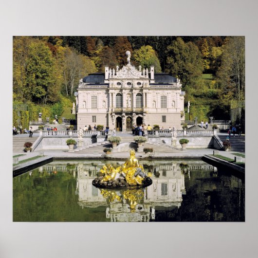 Germany, Bavaria, Linderhof Castle. Linderhof Poster (Vorne)