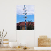 Germany, Bavaria; village Maypole Poster (Küche)