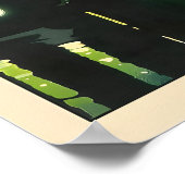 Germany Berlin Vintage Travel Poster (Ecke)