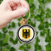 Germany Coat of Arms Circle Shape Schlüsselanhänger (Hand)
