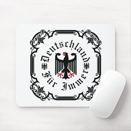 Germany/Deutschland Forever/federal black eagle Mousepad (Mit Mouse)