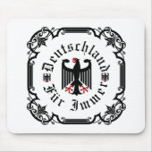 Germany/Deutschland Forever/federal black eagle Mousepad (Vorne)