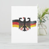 Germany Federal Eagle Coat of Arms Einladung (Stehend Vorderseite)