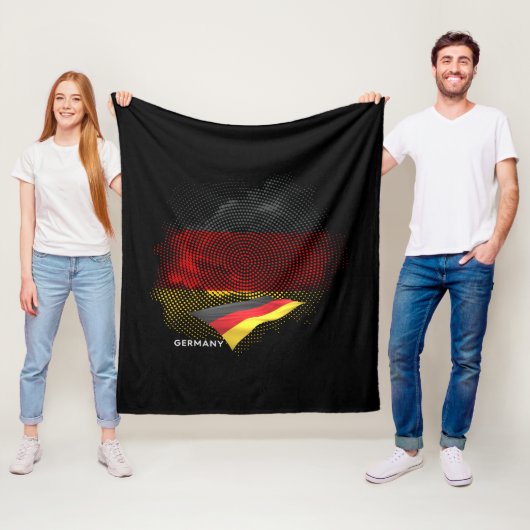 Germany flag fleecedecke (Beispiel)