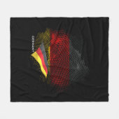 Germany flag fleecedecke (Vorderseite (Horizontal))