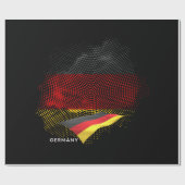 Germany flag geschenkpapier (Flach)