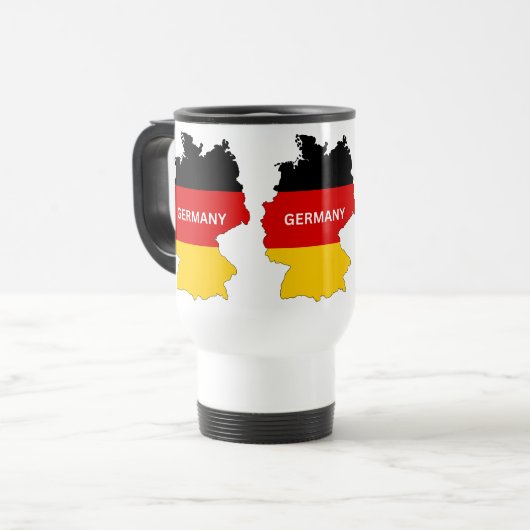 germany flag reisebecher (Vorderseite Links)