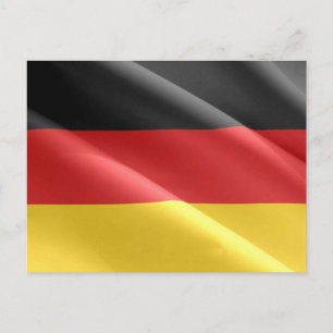Germany - Flag Waving - Postkarte