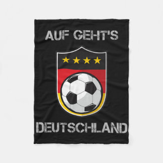 Germany Footbyll Soccer Team Deutschland National  Fleecedecke