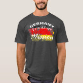 Germany Frankfurt Mormon LDS Mission Missionary T-Shirt (Vorderseite)