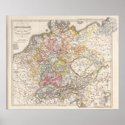 Germany from 1495 to 1618 poster (Vorne)
