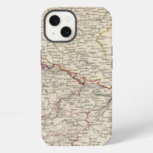 Germany General Map iPhone Hülle (Rückseite)