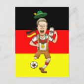 Germany is Four-time Soccer Champion Postkarte (Vorderseite)