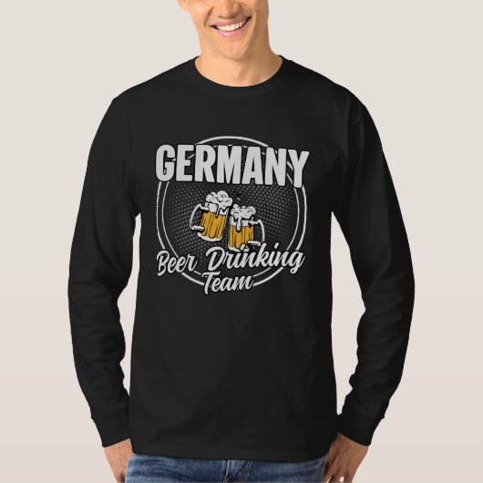 Germany Squad Ale  German Beer Drinking Team T-Shirt (Vorderseite)