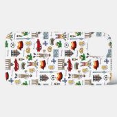 Germany Symbos Pattern | Case-Mate iPhone Hülle (Rückseite (Horizontal))