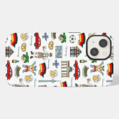 Germany Symbos Pattern | iPhone Hülle (Rückseite (Horizontal))