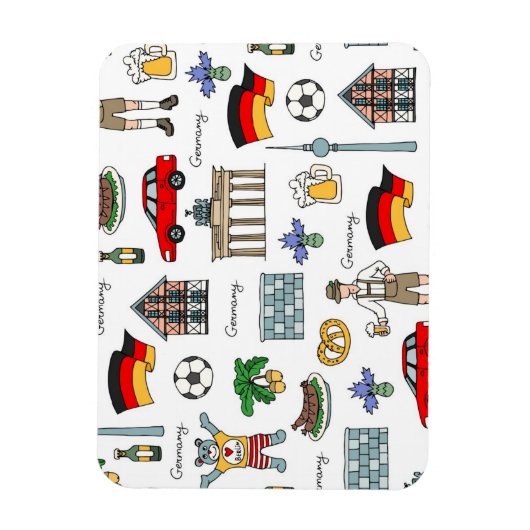 Germany Symbos Pattern | Magnet (Vertikal)