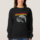 Germany Table Tennis Support German Ping Pong Te Sweatshirt (Vorderseite)