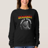 Germany Table Tennis   Support German Ping Pong Te Sweatshirt (Vorderseite)