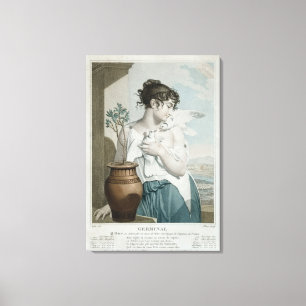 Germinal, siebter Monat des Republikanischen Kalen Leinwanddruck