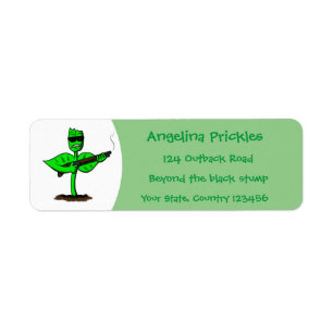 Germinator Cyborg Pflanze lustiger Cartoon