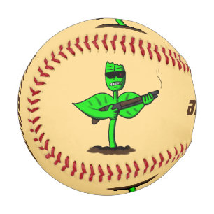 Germinator Cyborg Pflanze lustiger Cartoon Baseball