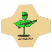 Germinator Cyborg Pflanze lustiger Cartoon Fußball (Flach)